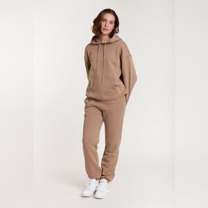 Women's Tan Hoodie Sweater